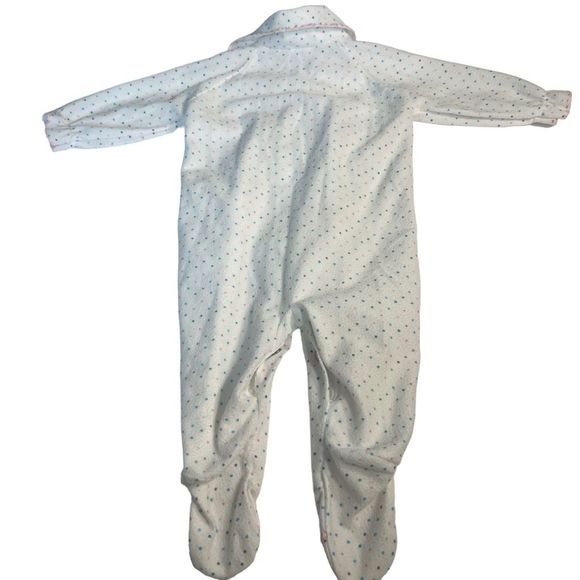 Vintage Playskool Play J’s Infant’s Sleeper Sz Med 6-12 Months Pastel Polka Dots - Picture 4 of 5